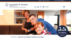 Desktop Screenshot of jugendhilfe-elisabeth.de